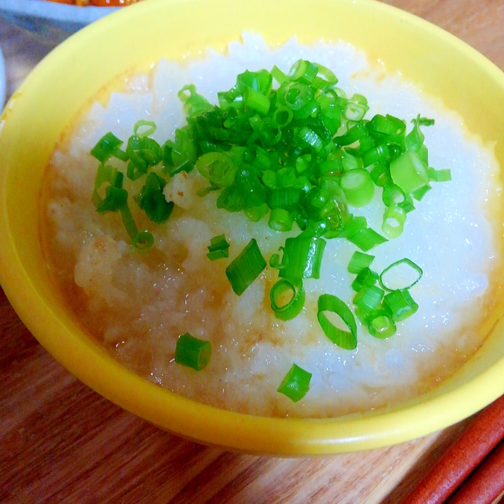 レンジで簡単　大根おろしの雑炊